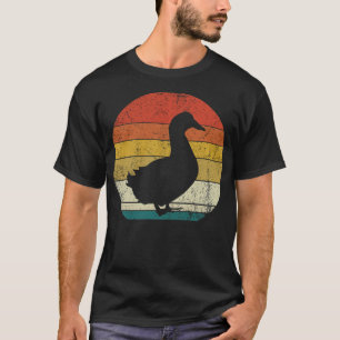 Vintage Ente für Ente-Boston-Terrier-Rasse T-Shirt
