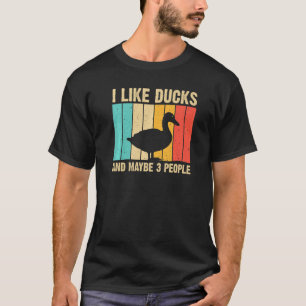Vintage-Ente für Ente Männer Frauen Stockente Erpe T-Shirt