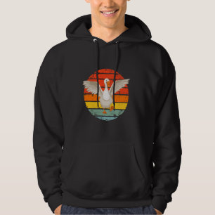 Vintage Ente-Retro-Entenfarm Tierherde Lover Fun Hoodie