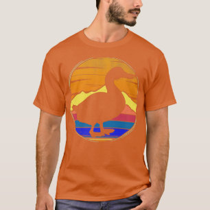 Vintage Ente Retro lustige EntenFarmFarmer T-Shirt