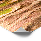 Vintage Enten am Teich 2 Poster (Ecke)