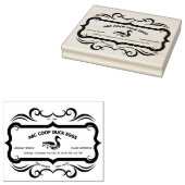 Vintage EntenEGG-Briefmarke Gummistempel (Stempel)