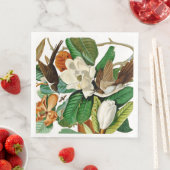 Vintage Entfärbung von Humming Bird Floral Serviette (Beispiel)