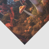 Vintage Entkopplung von Pilzcotattecore Seidenpapier (Ausschnitt)