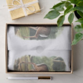 Vintage Entkundung von Hirschen Seidenpapier (Geschenk)