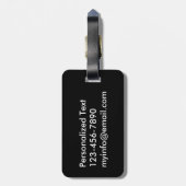 Vintage Entomologie Hydrophilidae Gepäckanhänger (Rückseite vertikal)