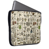 Vintage Entomologie Laptopschutzhülle (Vorne Rechts)
