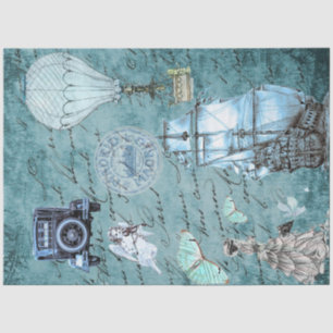 Vintage Entpackung 20" x 30" Tissue Paper Seidenpapier
