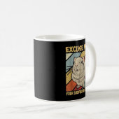 Vintage Entschuldigung, Ihr Vogelfutterhaus ist le Kaffeetasse (VorderseiteRechts)