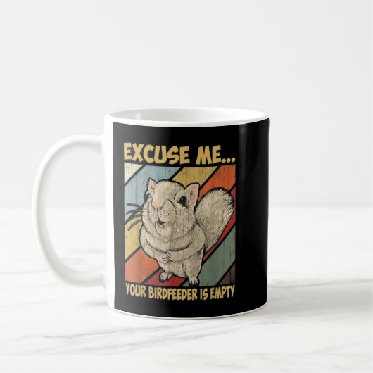 Vintage Entschuldigung, Ihr Vogelfutterhaus ist le Kaffeetasse (Links)