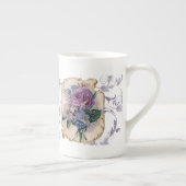 Vintage Entwurfs-Tee-Tasse Porzellantasse (Rechts)