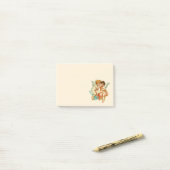 Vintage Ephemera Angel Cherubs Illustration Post-it Klebezettel (Auf Schreibtisch)