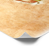 Vintage Ephemera Angel Cherubs Illustration Poster (Ecke)