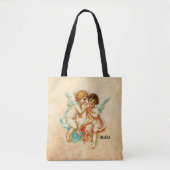 Vintage Ephemera Angel Cherubs Illustration Tasche (Vorderseite)