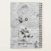 Vintage Ephemera Black & White Photo Planer (Rückseite)