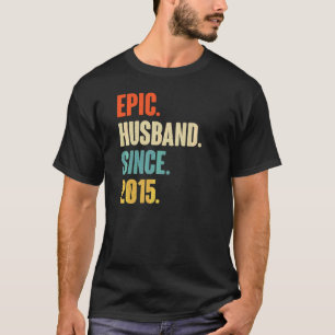 Vintage Epic Ehemann seit 2015 7. Hochzeitstag T-Shirt