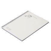 Vintage Epistolary Aesthetic Sealed Key Notizblock (Linke Seite)