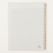 Vintage Epistolary Aesthetic Sealed Key Planer (Rückseite)