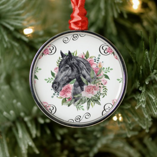 Vintage Equestrian Christmas Ornament Keepsake (Baum)
