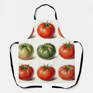 Vintage-Erbstück-Tomaten-Sorte Botanisches Gitter  Schürze