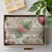 Vintage Erdbeere 1. Geburtstag Party Foto Seidenpapier (Geschenk)