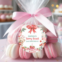 Vintage Erdbeere Berry Sweet 2. Geburtstag