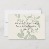 Vintage Erdbeere Dank botanischer Wasserfarbe Karte (Rückseite)