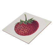 Vintage Erdbeere Fliese (Seite)