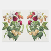 Vintage Erdbeere Geschenkpapier Set (Vorderseite 3)
