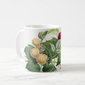 Vintage Erdbeere Kaffeetasse (Vorderseite Links)
