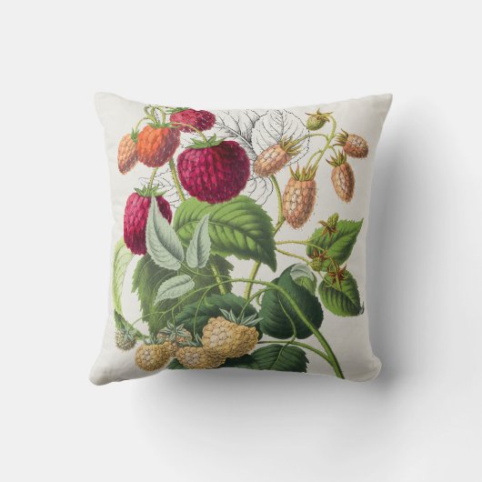 Vintage Erdbeere Kissen (Rückseite)