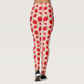 Vintage Erdbeere Leggings (Rückseite)