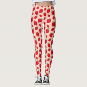 Vintage Erdbeere Leggings