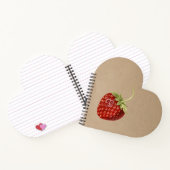 Vintage Erdbeere Notizblock (Innenseite)