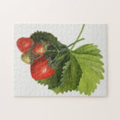 Vintage Erdbeere Puzzle (Horizontal)