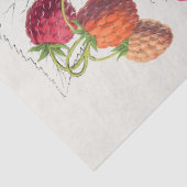 Vintage Erdbeere Seidenpapier (Detail)