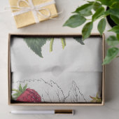 Vintage Erdbeere Seidenpapier (Geschenk)