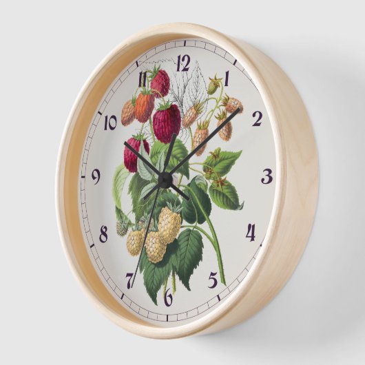 Vintage Erdbeere Uhr (Winkel)