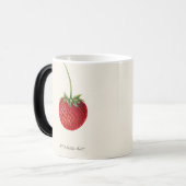 Vintage Erdbeere Verwandlungstasse (Vorderseite Links)