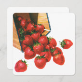 Vintage Erdbeeren in Körben, Obstbeeren (Vorne/Hinten)