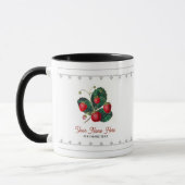 Vintage Erdbeeren mit Blätter Obstbauern Tasse (Links)