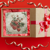 Vintage Erdbeeren Rustikale Keramik Tile Fliese