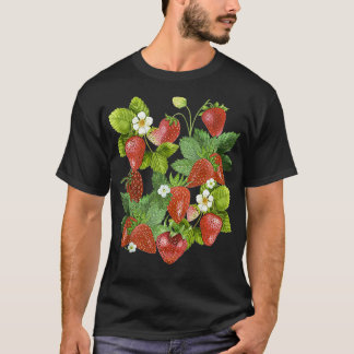 Vintage Erdbeeren Strawberry Lover Frucht Berry T-Shirt