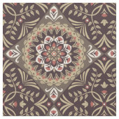 Vintage Erde tont Baumwollgewebe 28" × 18" Stoff (Nahaufnahme)