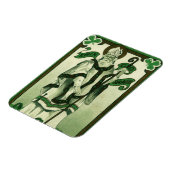 Vintage - Erin Go Bragh - St. Patrick's Greetings Magnet (Linke Seite)