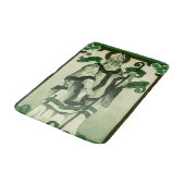 Vintage - Erin Go Bragh - St. Patrick's Grüße Badematte (Schrägansicht)
