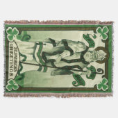 Vintage - Erin Go Bragh - St. Patricks Grüße Decke (Vorderseite)