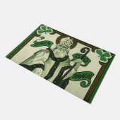 Vintage - Erin Go Bragh - St. Patricks Grüße Fußmatte (Schrägansicht)