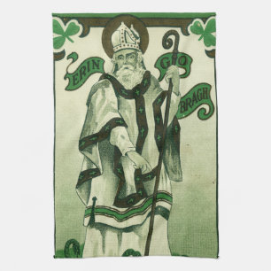 Vintage - Erin Go Bragh - St. Patrick's Grüße Geschirrtuch