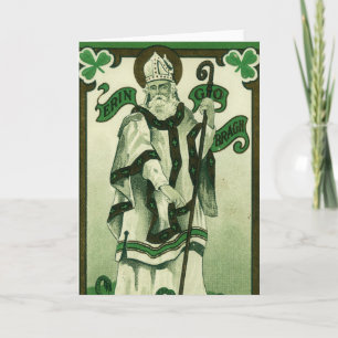Vintage - Erin Go Bragh - St. Patricks Grüße Karte